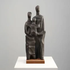 Sculpture en céramique par Elisabeth Vandewege pour Perignem, Belgique vers 1960