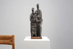 Sculpture en céramique par Elisabeth Vandewege pour Perignem, Belgique vers 1960