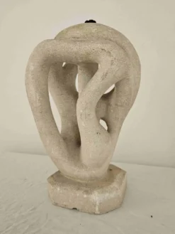 Sculpture en pierre Blanche