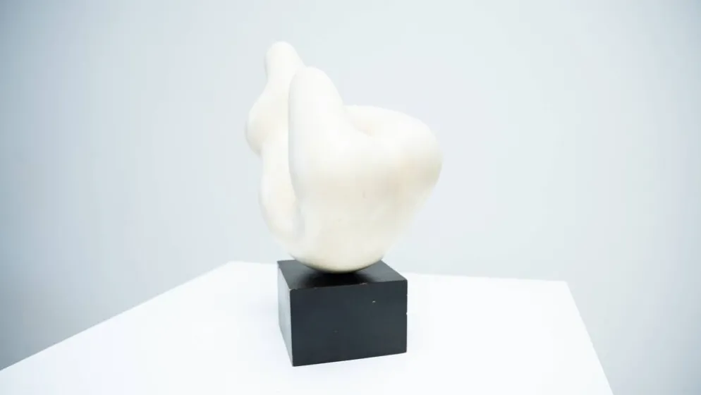 Sculpture en pierre scandinave par Bo Englund