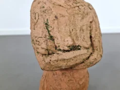 Sculpture en terre cuite vintage | Torse féminin