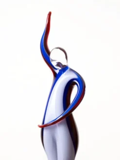 Sculpture en verre moderniste, années 1970–1990, Tchécoslovaquie