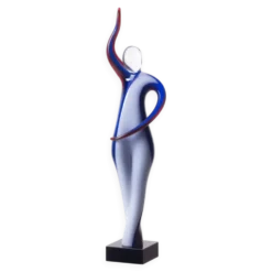 Sculpture en verre moderniste, années 1970–1990, Tchécoslovaquie