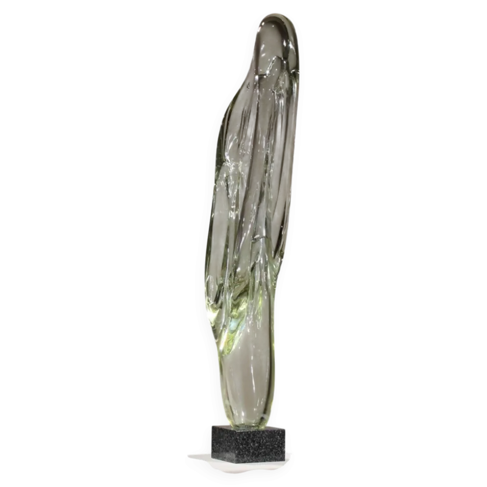 Sculpture en verre monumentale ‚Caviersecha, Europe de l'Est 1987