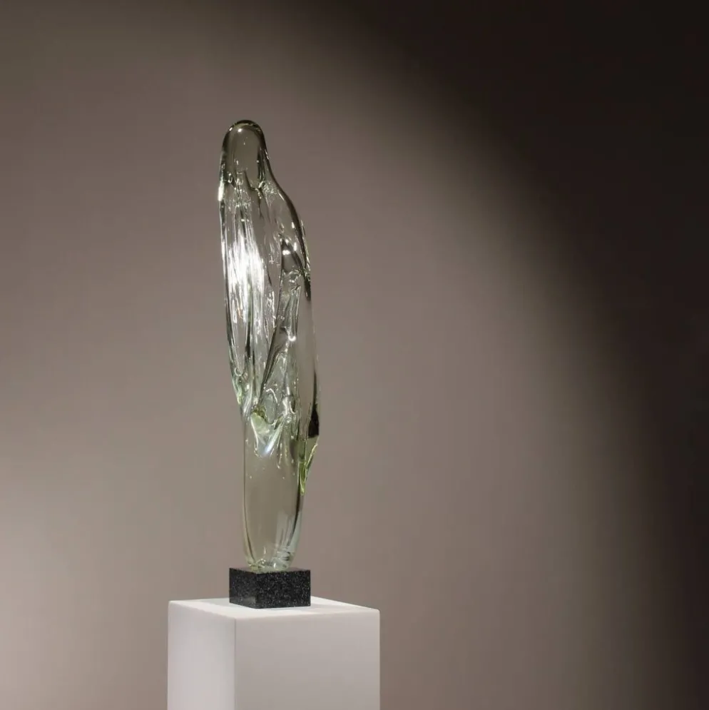 Sculpture en verre monumentale ‚Caviersecha, Europe de l'Est 1987
