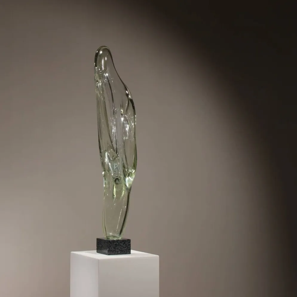 Sculpture en verre monumentale ‚Caviersecha, Europe de l'Est 1987