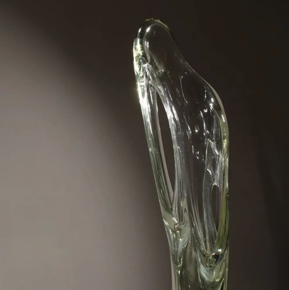 Sculpture en verre monumentale ‚Caviersecha, Europe de l'Est 1987