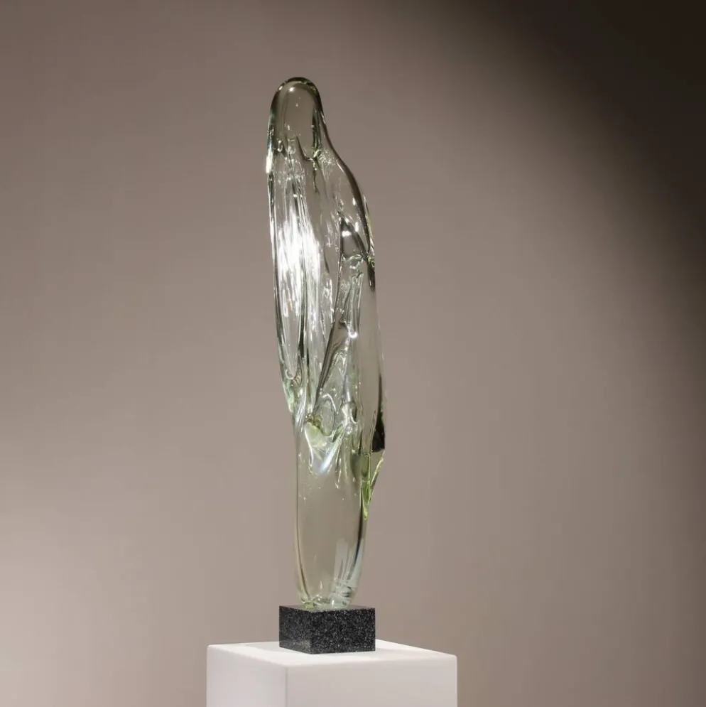 Sculpture en verre monumentale ‚Caviersecha, Europe de l'Est 1987