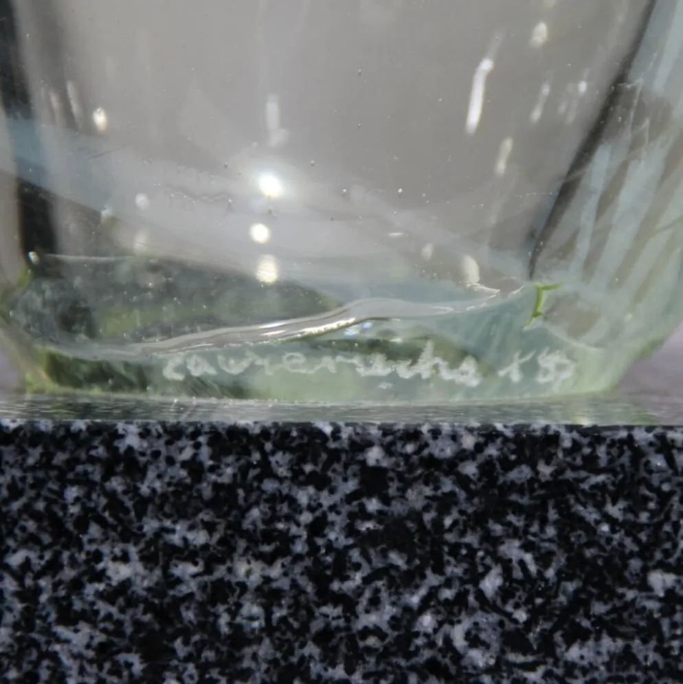 Sculpture en verre monumentale ‚Caviersecha, Europe de l'Est 1987