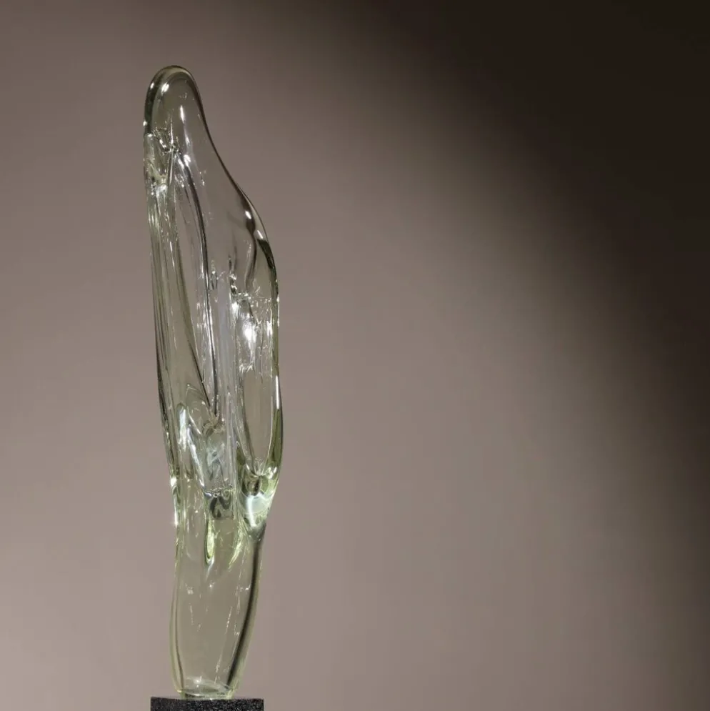 Sculpture en verre monumentale ‚Caviersecha, Europe de l'Est 1987