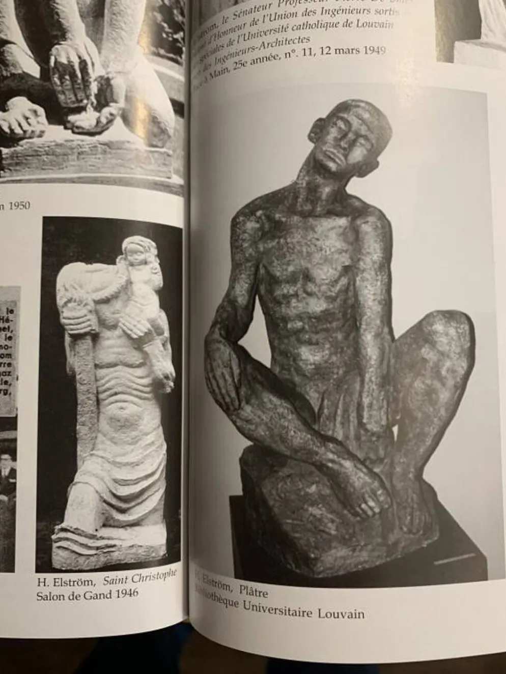 Sculpture expressionniste Art Déco "Buste Femme nue", 1940