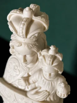Sculpture italienne Notre-Dame de Lorette par G. Ruggeri pour Tito Bia