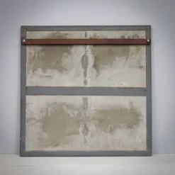Sculpture murale en relief floral en céramique par Neubauer, années 1970