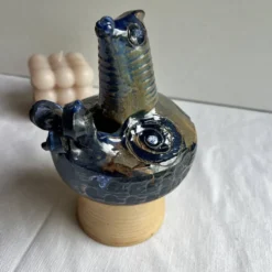 Sculpture Oiseau Hanne Stentoj - Céramique de Studio Danoise Vintage