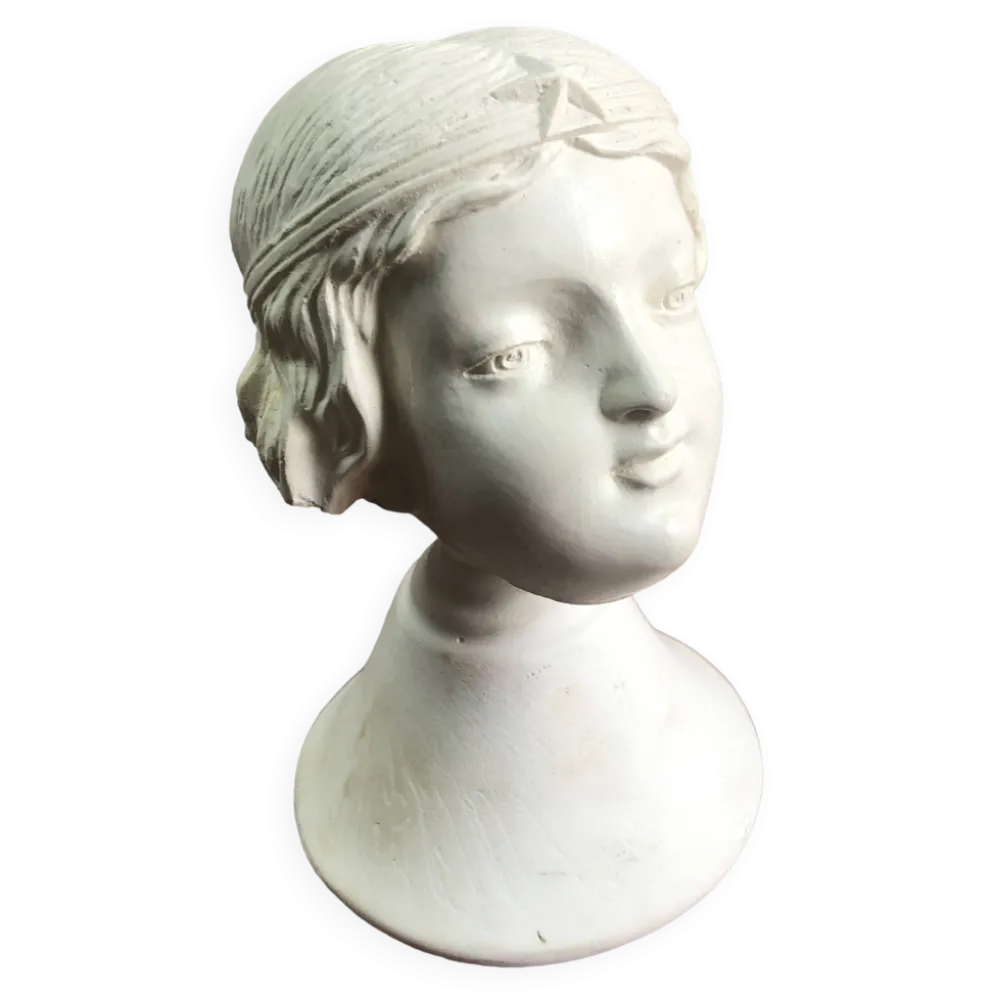 Sculpture plâtre l'enfant à l'étoile 1930