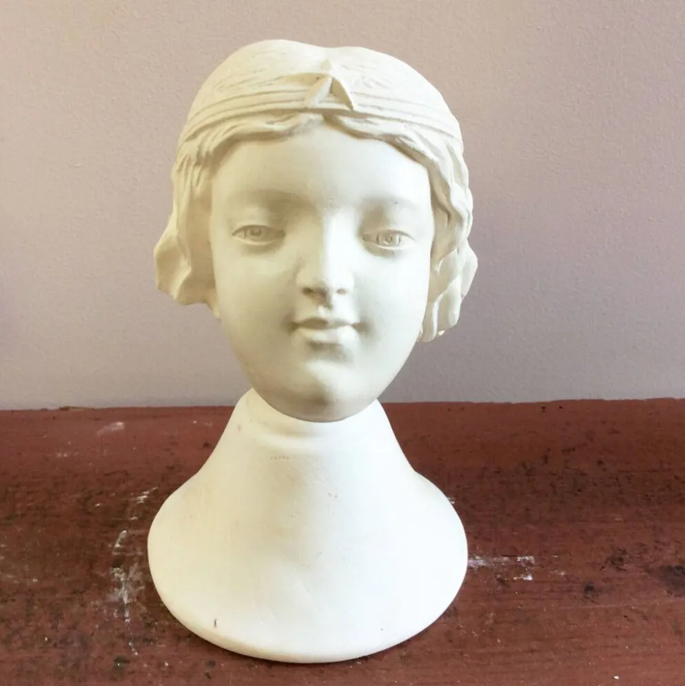 Sculpture plâtre l'enfant à l'étoile 1930