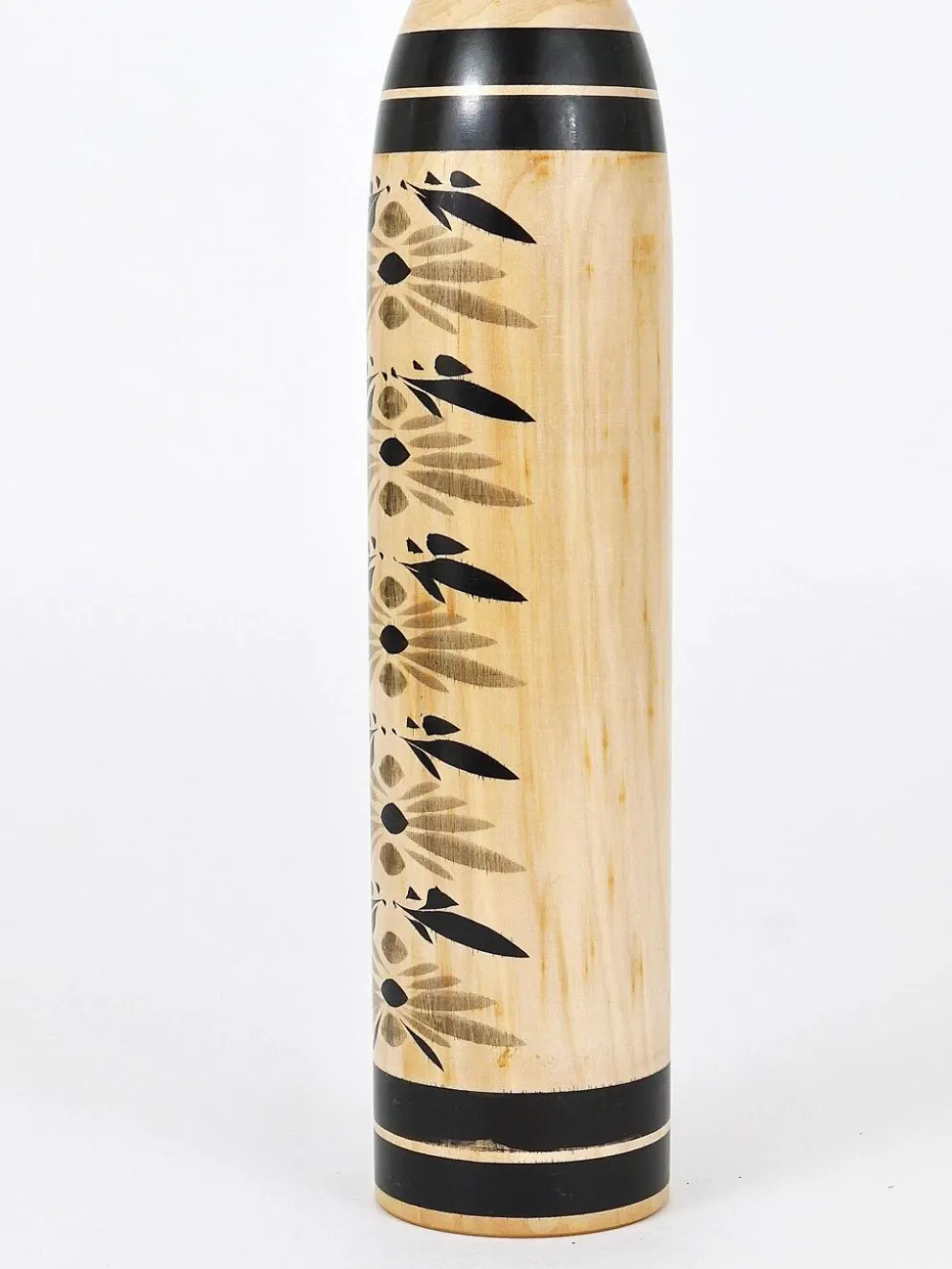 Sculpture poupée Kokeshi Togatta décorative du nord du Japon, peinte à la main
