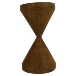 Sculpture scandinave diabolo teck années 60