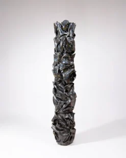 Sculpture Totem céramique en grès