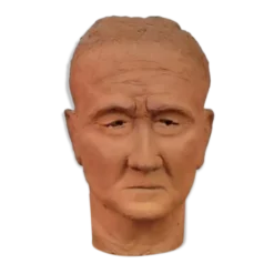 Sculpture tête d'homme