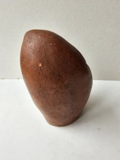 Sculpture visage en terre cuite style art africain