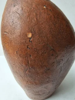 Sculpture visage en terre cuite style art africain