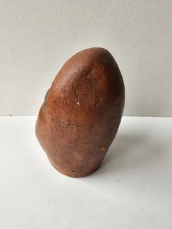 Sculpture visage en terre cuite style art africain