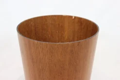 Seau en teck de design suédois Servex des années 1960