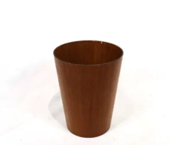Seau en teck de design suédois Servex des années 1960