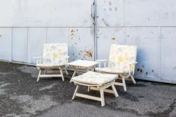 Sedie da giardino pieghevoli di Carlo Hauner per BFC, anni '60, set di 4