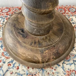 Sellette ancienne pied de colonne vis de pressoir , pièce artisanale