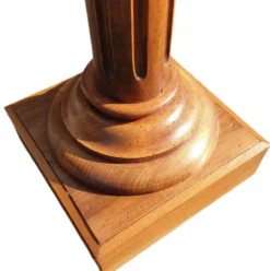 Sellette Colonne cannelée en bois
