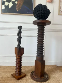Sellette vis pressoir en bois