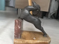 Serre-livre Art Déco Original (Années 30) - Gazelle