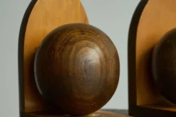 Serre-livres Art déco en bois années 1930