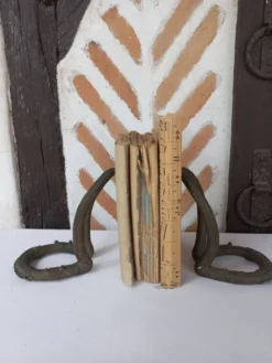Serre livres bronze