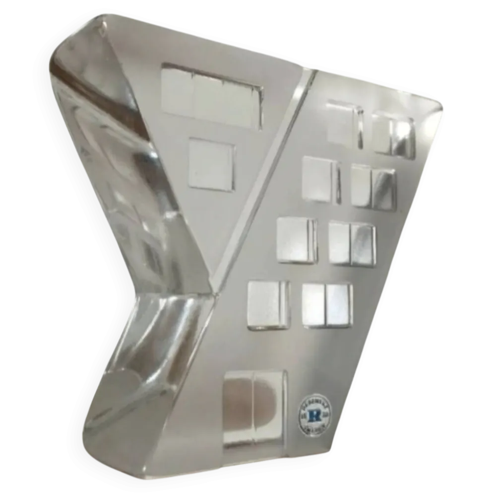Serre-livre/ Sculpture En Verre Reijmyre par un designer