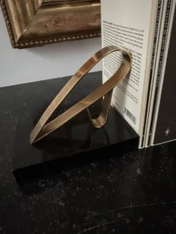 Serre-livres noir et doré