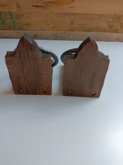 Serres livres style médiéval poignée de porte ancienne