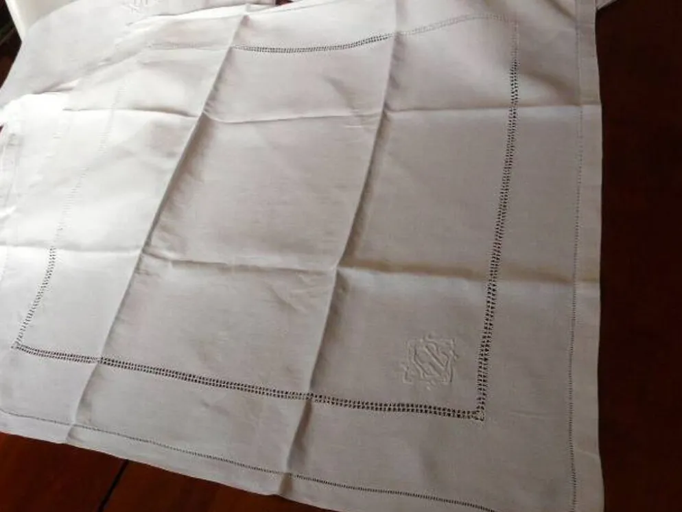 service de table 2 nappes + 11 serviettes mono GC en métis