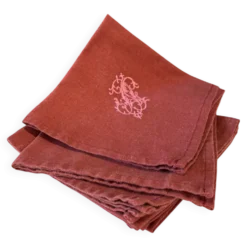 Serviettes anciennes en métis