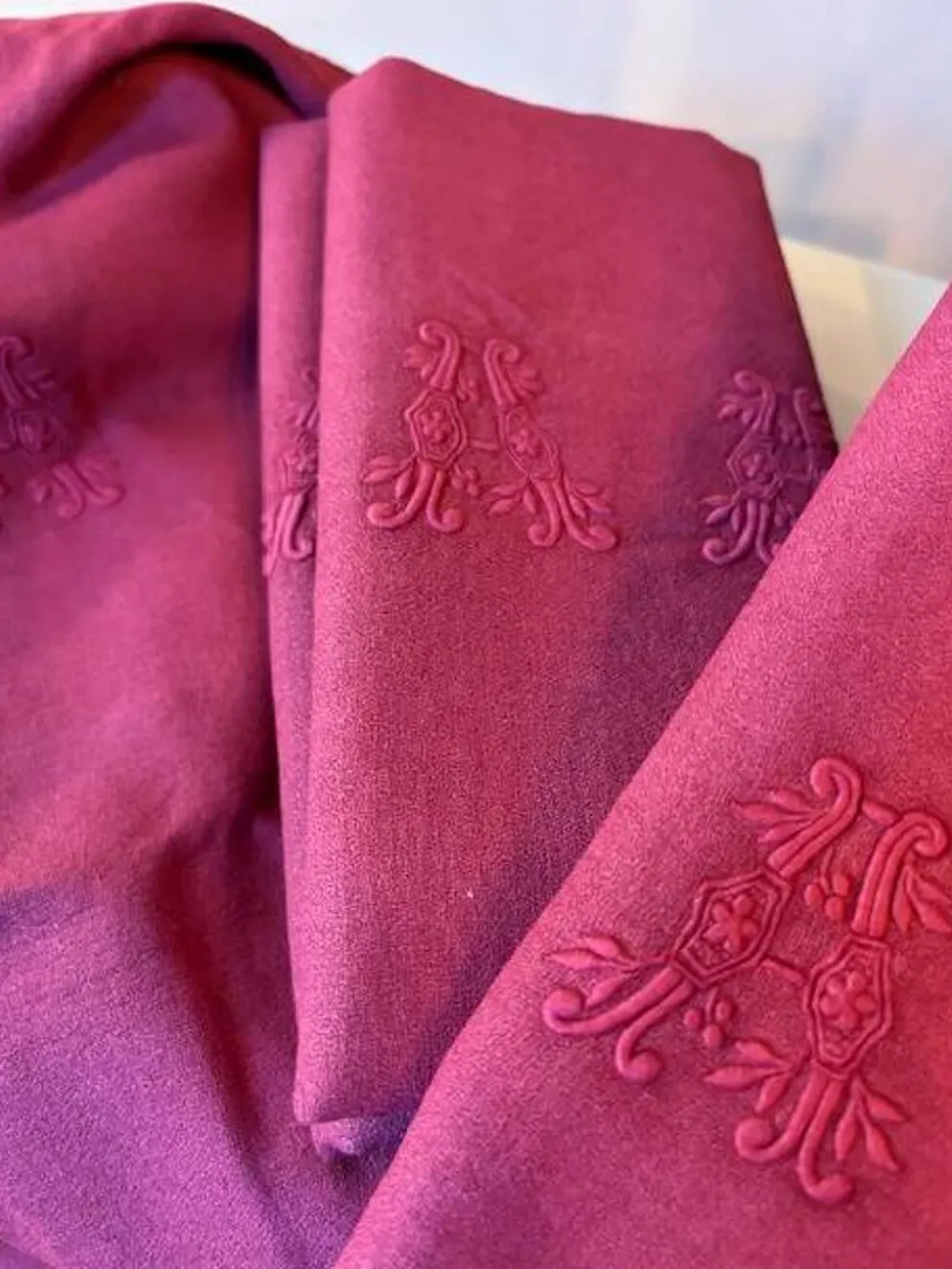 Serviettes Anciennes Monogrammées