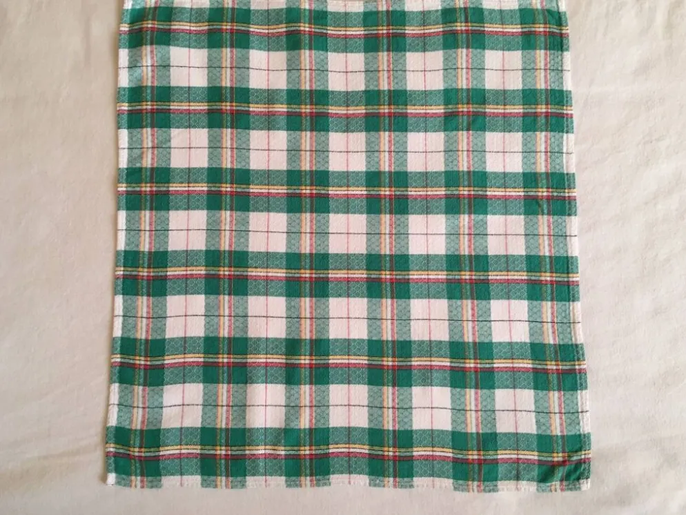 4 serviettes bistrot vertes 47 x 45