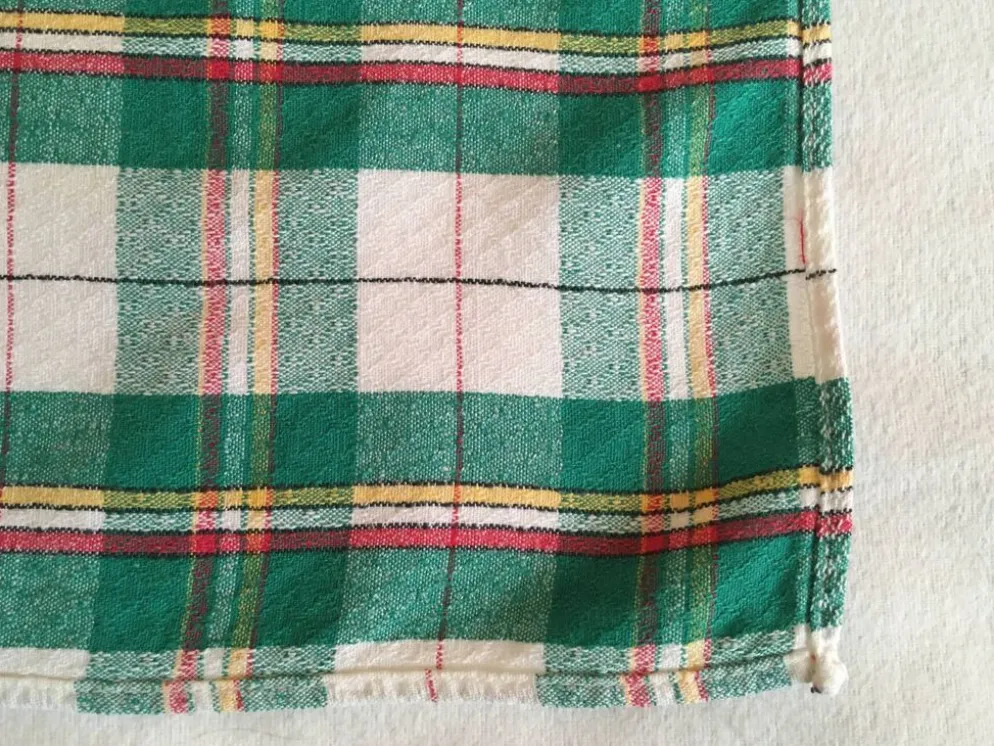 4 serviettes bistrot vertes 47 x 45