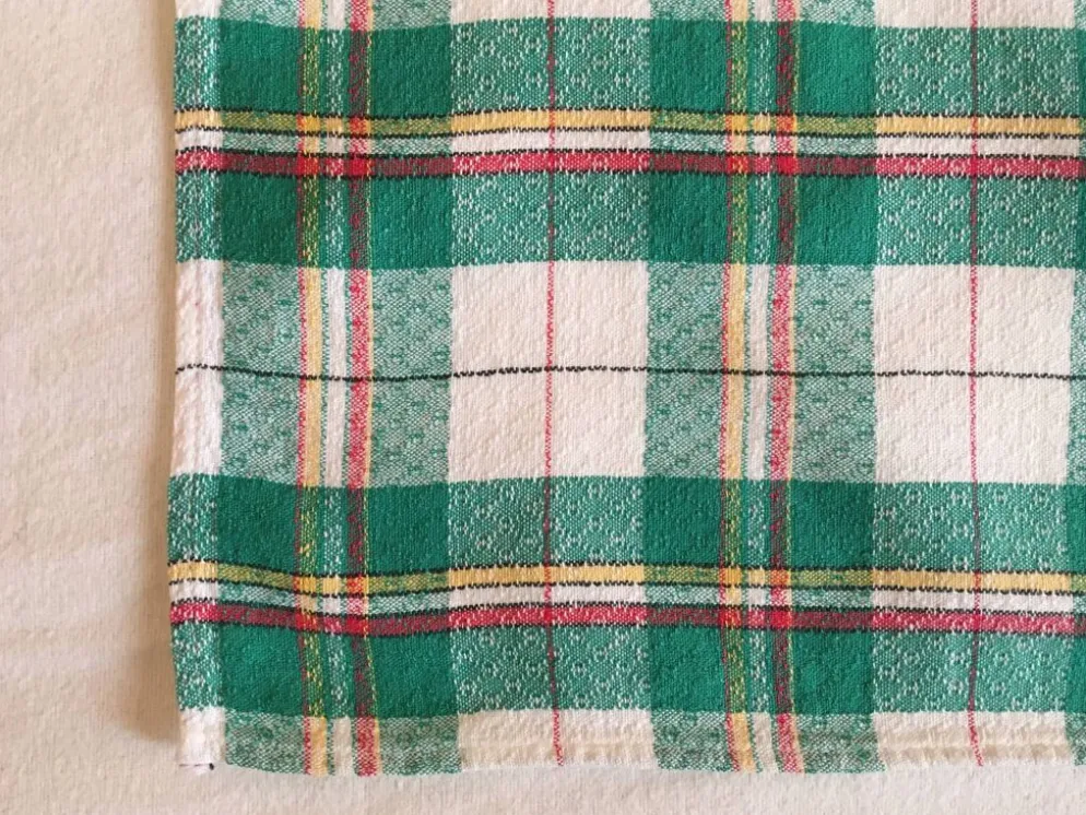 4 serviettes bistrot vertes 47 x 45