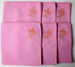 6 Serviettes “Cosmos du jardin”