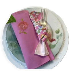 6 Serviettes “Cosmos du jardin”
