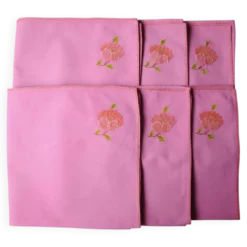 6 Serviettes “Cosmos du jardin”