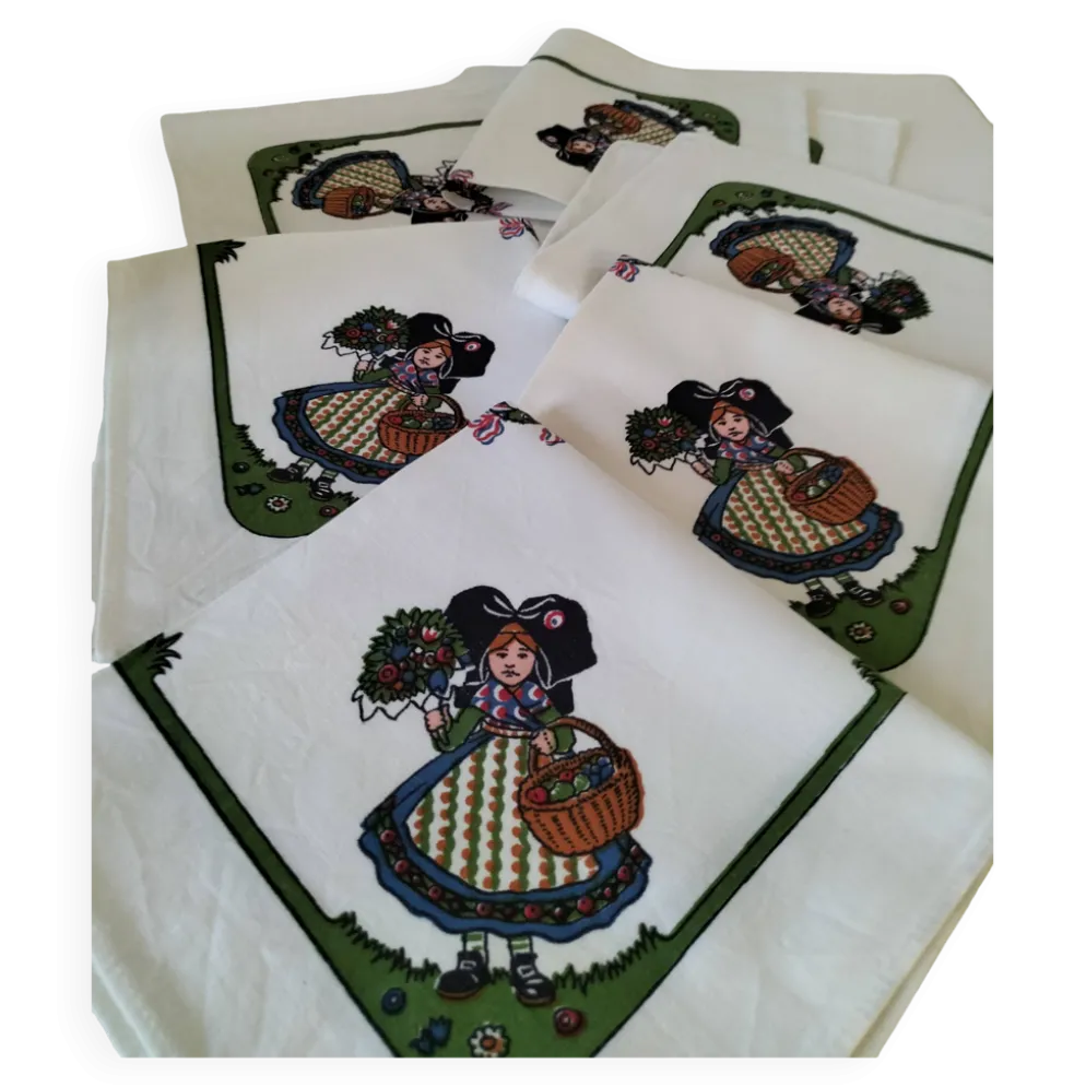 Serviettes de table Alsace