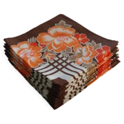 12 serviettes de table, années 70